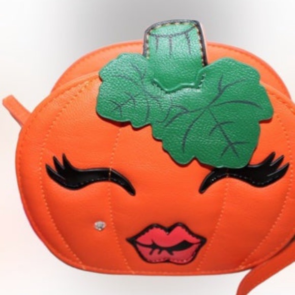 New Betsey Johnson KITSCH BETSEYLANTERN CROSSBODY ORANGE - Picture 7 of 10